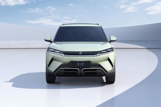 ロングレンジ BYD 電動車 ユアンUP SUV 左方向 小型EV 純電動 401KM